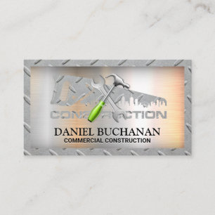 Hardware-gereedschappen voor constructie   Staal Visitekaartje