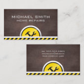 Hardware-gereedschappen voor constructie visitekaartje (Voorkant / Achterkant)