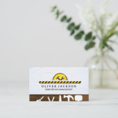 Hardware-gereedschappen voor constructie visitekaartje (Staand voorkant)