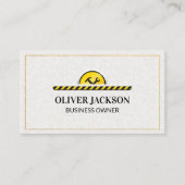 Hardware-gereedschappen voor constructie visitekaartje (Voorkant)