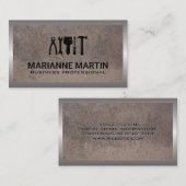 Hardware Hand Tools | Metalen achtergrond Visitekaartje (Voorkant / Achterkant)