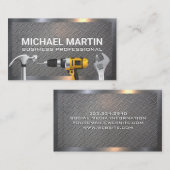 Hardware Hand Tools | Staal betonmetaal Visitekaartje (Voorkant / Achterkant)