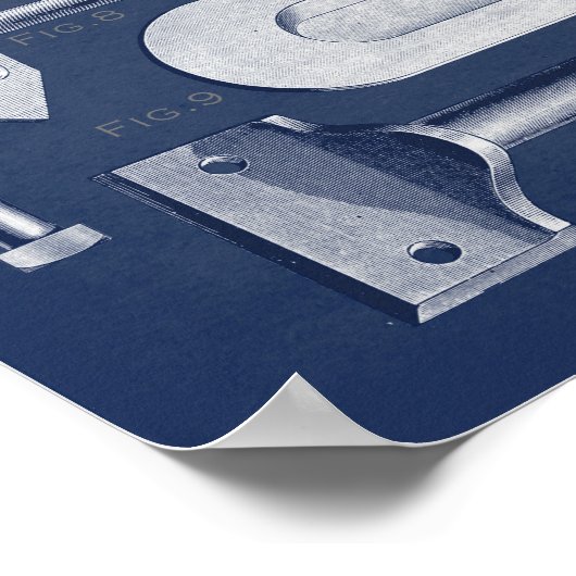  hardware Poster Hooks-Handles Denim Dark (Hoek)