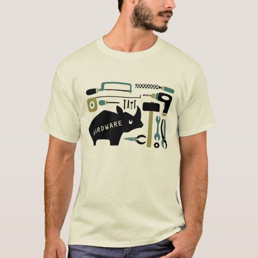 Hardware&Rhino T-shirt (Voorkant)