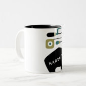 Hardware&Rhino Tweekleurige Koffiemok (Voorkant links)