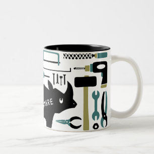 Hardware&Rhino Tweekleurige Koffiemok