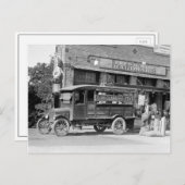 Hardware Store Delivery Truck, 1924.  foto Briefkaart (Voorkant / Achterkant)