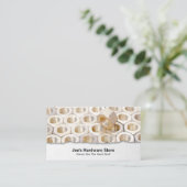 Hardware Store Moeren Boutjes Close-up Retail Visitekaartje (Staand voorkant)