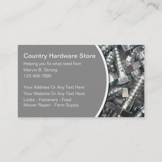 Hardware Store-Visitekaartjes Visitekaartje (Voorkant)