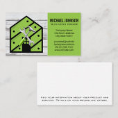 Hardware-tools voor thuisgebruik Logo | Hout Visitekaartje (Voorkant / Achterkant)