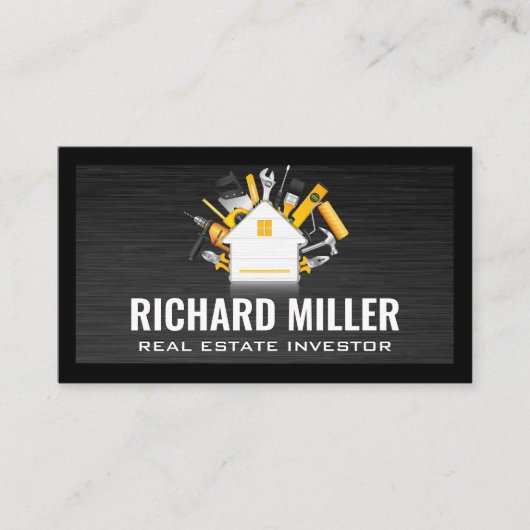 Hardware-tools voor thuisgebruik Logo Visitekaartje (Voorkant)