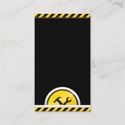 Hardware Tools | Waarschuwingslijn Visitekaartje (Achterkant)