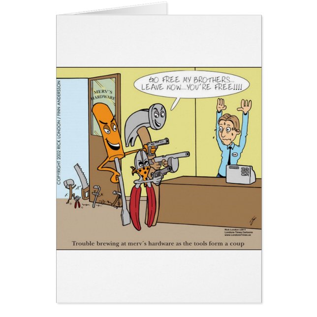Hardware Winkel Bevrijding Grappige Cadeaus T-shir (Voorkant)