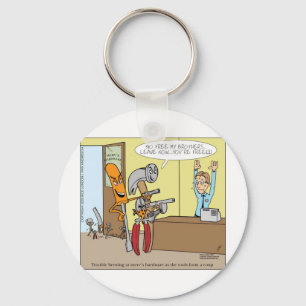 Hardware Winkel Bevrijding Grappige Cadeaus T-shir Sleutelhanger