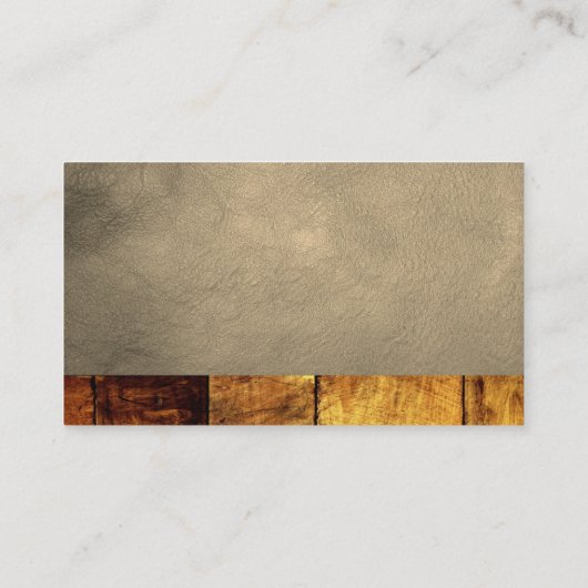 Hardwarehulpmiddelen | Bouw | Houtleder Visitekaartje (Achterkant)
