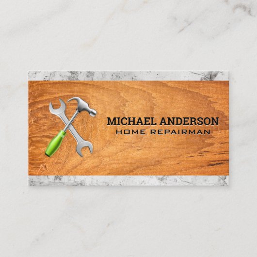 Hardwarehulpmiddelen | Bouwmateriaal Visitekaartje (Voorkant)