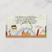 Hardwarehulpmiddelen | Carpentry | Bouwer Visitekaartje (Achterkant)