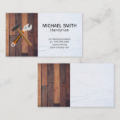 Hardwarehulpmiddelen | Handyman | Bouwpersoneel Visitekaartje (Voorkant / Achterkant)