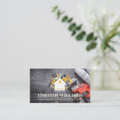 Hardwarehulpmiddelen | Homepictogram | Blauwe Prin Visitekaartje (Staand voorkant)