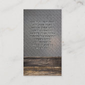 Hardwarehulpmiddelen | Hout en staal Visitekaartje (Achterkant)