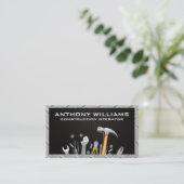 Hardwarehulpmiddelen | Metaal van koolstofvezel Visitekaartje (Staand voorkant)