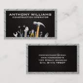 Hardwarehulpmiddelen | Metaal van koolstofvezel Visitekaartje (Voorkant / Achterkant)