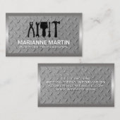 Hardwarehulpmiddelen | Metaal van staal Visitekaartje (Voorkant / Achterkant)