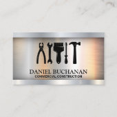 Hardwarehulpmiddelen | Metaal Visitekaartje (Voorkant)