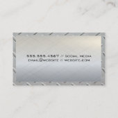 Hardwarehulpmiddelen | Metaalstaal Visitekaartje (Achterkant)