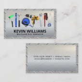 Hardwarehulpmiddelen | Metaalstaal Visitekaartje (Voorkant / Achterkant)