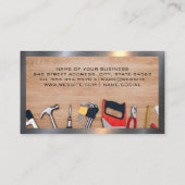 Hardwarehulpmiddelen | QR-code | Carpentry Visitekaartje (Achterkant)