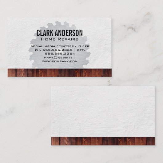 Hardwarehulpmiddelen | visitekaartje (Voorkant / Achterkant)