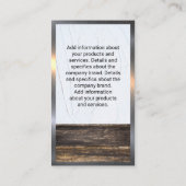 Hardwarehulpmiddelen | Visitekaartje van houtmetaa (Achterkant)