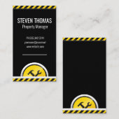 Hardwarehulpmiddelen | Voorzichtigheid Visitekaartje (Voorkant / Achterkant)