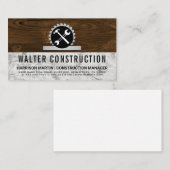 Hardwarehulpmiddelen | Zauw | Materiaal voor de bo Visitekaartje (Voorkant / Achterkant)