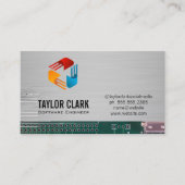 Hardwaretechnicus Circuit Board | Moderne technisc Visitekaartje (Voorkant)