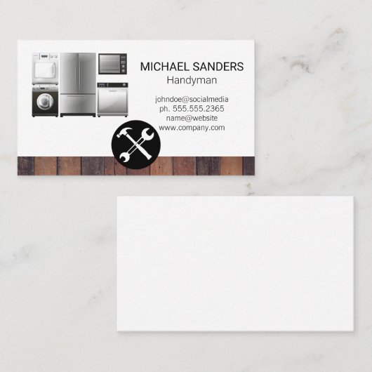 Hardwaretools | Apparaten Visitekaartje (Voorkant / Achterkant)