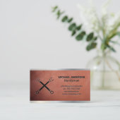 Hardwaretools | Bouw | Metaalleder Visitekaartje (Staand voorkant)