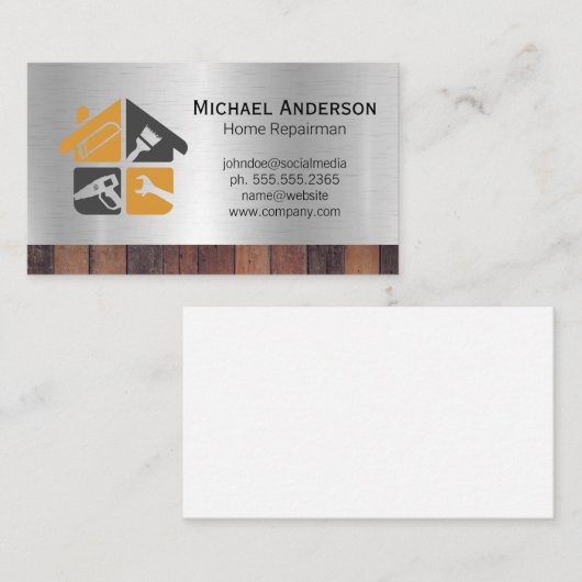 Hardwaretools | Bouwrenovaties Visitekaartje (Voorkant / Achterkant)