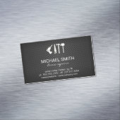 Hardwaretools | Geperforeerde mesh achtergrond Magnetisch Visitekaartje (Voorbeeld)