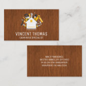 Hardwaretools | Home Houtkorrels Visitekaartje (Voorkant / Achterkant)