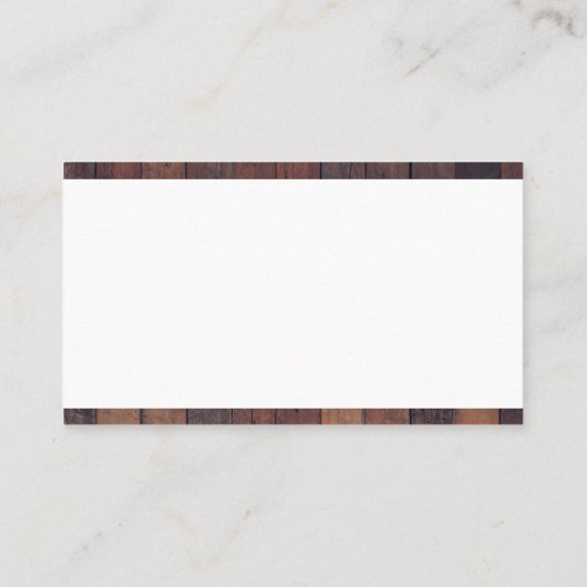 Hardwaretools | Houten Bouw Bouwer Visitekaartje (Achterkant)