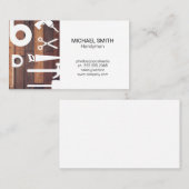 Hardwaretools | klusjesman | Vastgoedbeheer Visitekaartje (Voorkant / Achterkant)