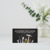 Hardwaretools | koolstofvezelpatroon visitekaartje (Staand voorkant)