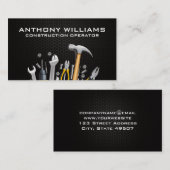 Hardwaretools | koolstofvezelpatroon visitekaartje (Voorkant / Achterkant)