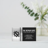 Hardwaretools | metalen klinknagels visitekaartje (Staand voorkant)