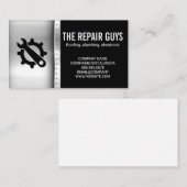 Hardwaretools | metalen klinknagels visitekaartje (Voorkant / Achterkant)