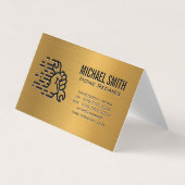 Hardwaretools | Moersleutel in de hand Visitekaartje (Voorkant)