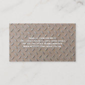 Hardwaretools | Stalen grip patroon Visitekaartje (Achterkant)