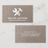 Hardwaretools | Stalen grip patroon Visitekaartje (Voorkant / Achterkant)